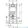 Geberit DuofixBasic stelaż podtynkowy do WC UP100 Delta H112 111.153.00.1